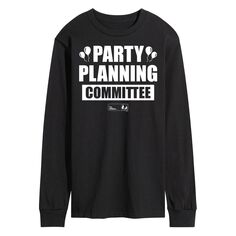 Мужская футболка с длинным рукавом The Office Party Planning Licensed Character