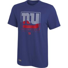 Мужская футболка-клатч Royal New York Giants Joint Authentic Outerstuff
