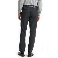 Мужские зауженные брюки цвета хаки Dockers Smart 360 FLEX Workday