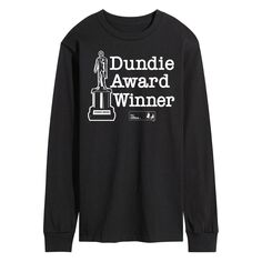 Мужская футболка с длинным рукавом The Office Dundie Winner Licensed Character