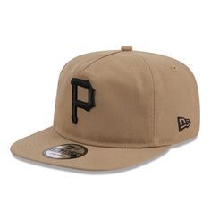 Мужская регулируемая кепка для гольфиста New Era цвета хаки Pittsburgh Pirates