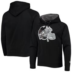 Мужской черный пуловер с капюшоном New Era Cleveland Browns Training Collection реглан