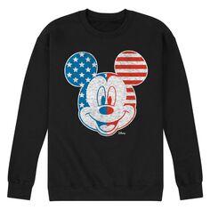 Мужской флисовый свитшот в полоску со звездами Disney&apos;s Mickey Mouse Licensed Character