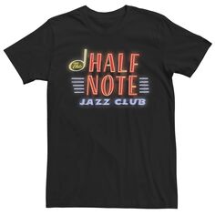 Мужская футболка Disney/Pixar Soul Half Note Jazz Club с неоновым логотипом Disney / Pixar