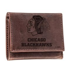 Кожаный кошелек в три сложения Chicago Blackhawks Team