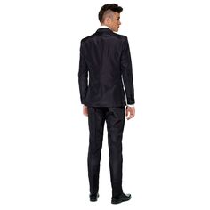 Мужской однотонный комплект костюма и галстука Suitmeister Slim-Fit