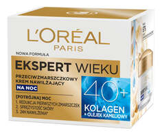 L&apos;Oreal Paris Age Expert 40+ увлажняющий ночной крем против морщин 50мл L'Oreal