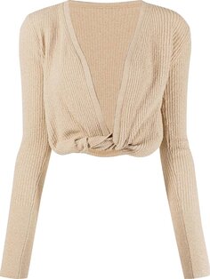 Жилет Jacquemus Le Gilet Noue &apos;Beige&apos;, кремовый