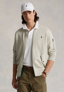 Толстовка на молнии Polo Ralph Lauren Long Sleeve, легкая спортивная вересковая