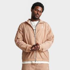 Мужская куртка Jordan Essentials с молнией во всю длину для разминки, коричневый