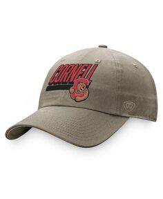 Мужская регулируемая шляпа цвета хаки Cornell Big Red Slice Top of the World