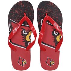 Шлепанцы FOCO Louisville Cardinals