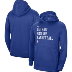 Пуловер с капюшоном Nike Detroit Pistons, синий