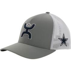 Бейсболка HOOey Dallas Cowboys, серый