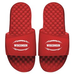 Шлепанцы ISlide Wisconsin Badgers, красный