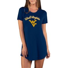 Ночная рубашка Concepts Sport West Virginia Mountaineers, нави