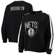 Толстовка The Wild Collective Brooklyn Nets, черный