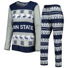Пижамный комплект FOCO Penn State Nittany Lions, нави