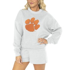 Пижамный комплект Gameday Couture Clemson Tigers, пепельный