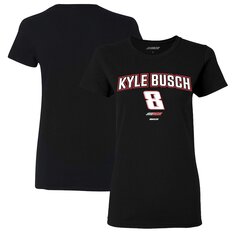 Футболка с коротким рукавом Richard Childress Racing Team Collection Kyle Busch, черный