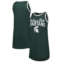 Ночная рубашка Concepts Sport Michigan State Spartans, зеленый
