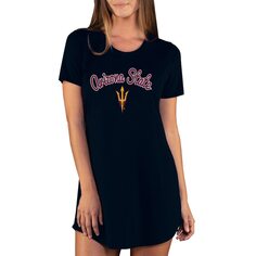 Ночная рубашка Concepts Sport Arizona State Sun Devils, черный