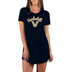 Ночная рубашка Concepts Sport Vanderbilt Commodores, черный