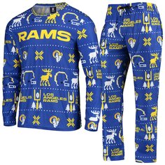 Пижамный комплект FOCO Los Angeles Rams, роял