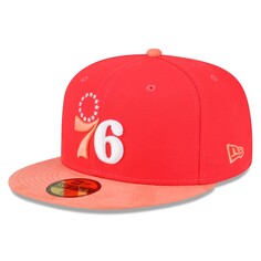 Бейсболка New Era Philadelphia 76Ers, красный