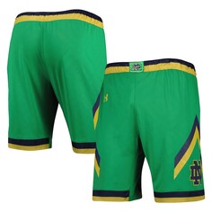 Шорты Under Armour Notre Dame Fighting Irish, зеленый