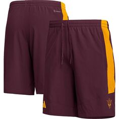 Шорты adidas Arizona State Sun Devils, бордовый