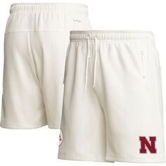 Шорты adidas Nebraska Huskers, кремовый