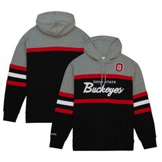 Пуловер с капюшоном Mitchell &amp; Ness Ohio State Buckeyes, черный
