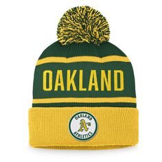 Шапка Fanatics Branded Oakland Athletics, золотой