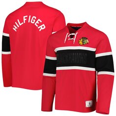 Футболка с длинным рукавом Tommy Hilfiger Chicago Blackhawks, красный