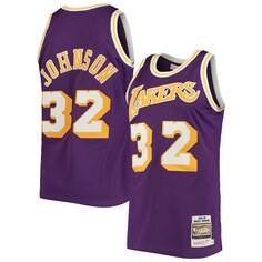 Джерси Mitchell &amp; Ness Los Angeles Lakers, фиолетовый