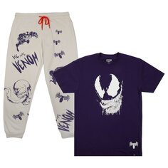 Пижамный комплект Heroes &amp; Villains Marvel Pajamas &amp; Underwear, фиолетовый