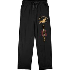 Пижамные брюки BIOWORLD Yellowstone, черный
