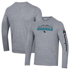 Футболка с длинным рукавом Champion San Jose Sharks, серый