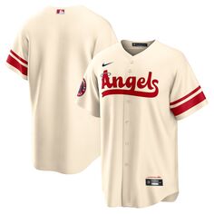 Джерси Nike Los Angeles Angels, кремовый