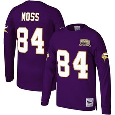 Футболка с именем и номером Mitchell &amp; Ness Minnesota Vikings, фиолетовый