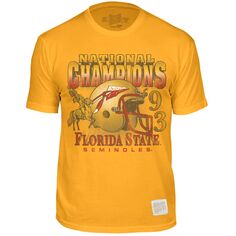 Футболка с коротким рукавом Original Retro Brand Florida State Seminoles, золотой