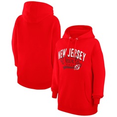 Пуловер с капюшоном G-III 4Her by Carl Banks New Jersey Devils, красный