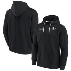 Пуловер с капюшоном Fanatics Signature Oakland Athletics, черный