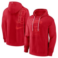 Пуловер с капюшоном Nike Boston Red Sox, красный