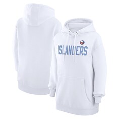 Пуловер с капюшоном G-III 4Her by Carl Banks New York Islanders, белый