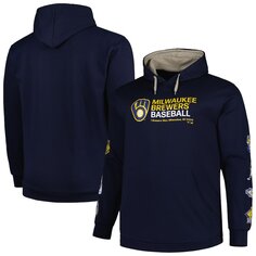 Пуловер с капюшоном Profile Milwaukee Brewers, нави