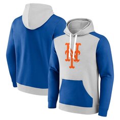 Пуловер с капюшоном Fanatics Branded New York Mets, серый