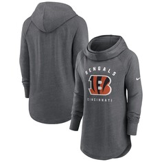 Пуловер с капюшоном Nike Cincinnati Bengals, угольный
