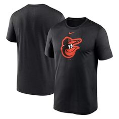 Мужская черная футболка с логотипом Nike Baltimore Orioles New Legend